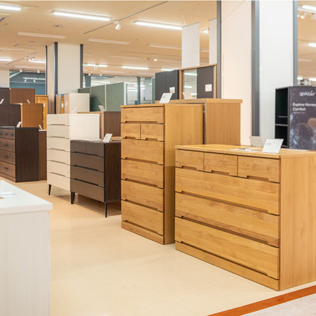 大川家具岩槻店店内収納