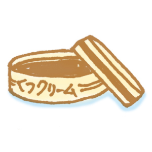 靴クリームを塗る