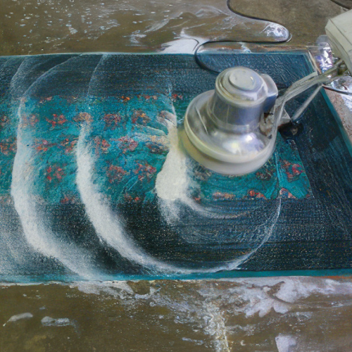 経年ギャベ クリーニング