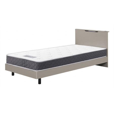 シングルベッド（マットレス付） 33％OFF｜ポケットコイルマットレスのベッドが衝撃価格