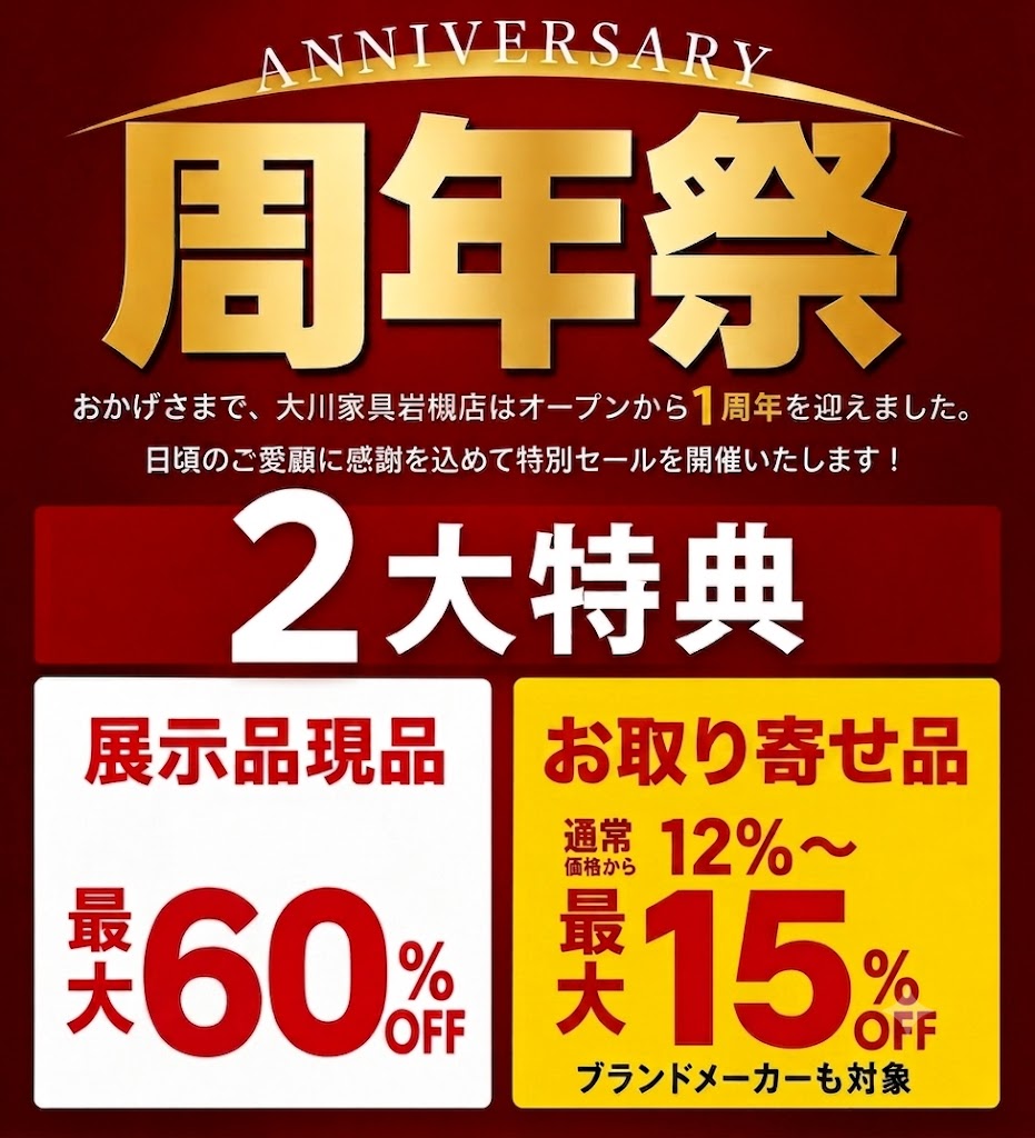 周年祭特典案内